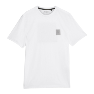 Lyle & Scott Rubberised Logo Graphic T-shirt Wit