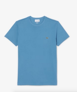 LACOSTE T-SHIRT MET RONDE HALS -7 Blauw