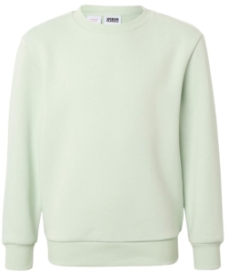 Urban Classics Fluffy crewneck Sweater/trui kids Kids 110/116 Mintgroen