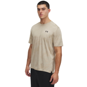 Under Armour Jacquard Tech Vent T-shirt Heren Creme