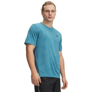 Under Armour Jacquard Tech Vent T-shirt Heren Blauw