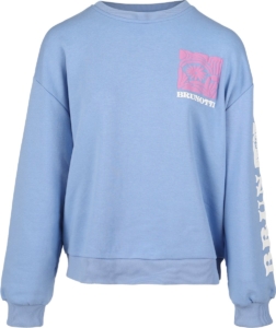 Brunotti Ari Women Sweater Dames Trui met Puffed Sleeves – Pullover Dames S Bluebell
