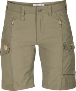 Fjällräven Nikka Shorts Curved W Light Outdoor Kleding Broeken Korte broeken Groen