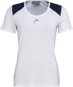 HEAD T-Shirt Club 22 Tech Dames Wit