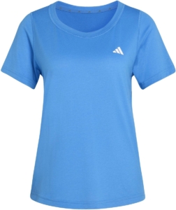 ADIDAS we min scp tee Training t-shirt korte mouw dames Blauw