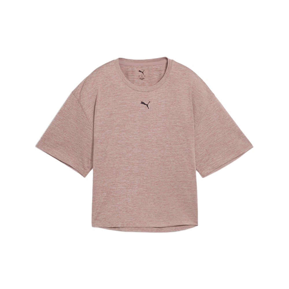 Puma Cloudspun Relaxed Tee Dames Beige