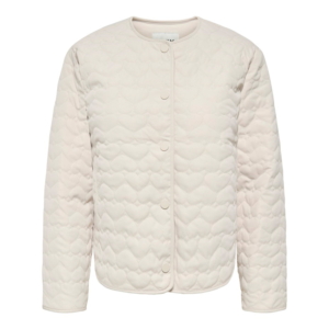 Only Heart Life Quilted Jacket Creme