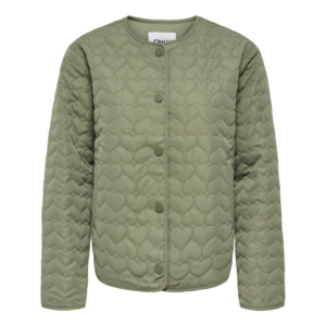 Only Heart Life Quilted Jacket Groen