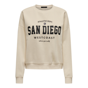 Only Sweatshirt Life O-neck Wit
