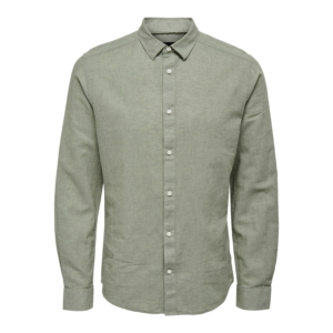 Only & Sons Caiden Linenblend Overhemd Groen