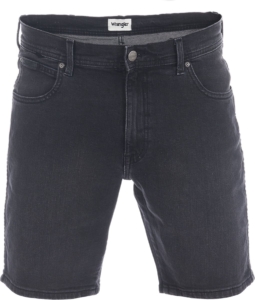 Wrangler Heren Short Texas Stretch Shorts regular/straight W 30 Volwassenen Korte Jeans Broek Bermuda Zwart