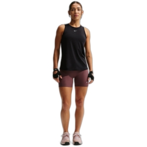 Nike One Classic Tanktop Dames Zwart
