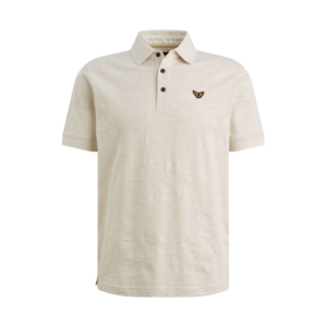Pme Legend Short Sleeve Polo Jacquard Wit