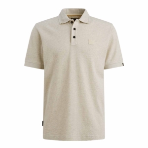 Pme Legend Polo Short Sleeve Popcorn Jersey Wit