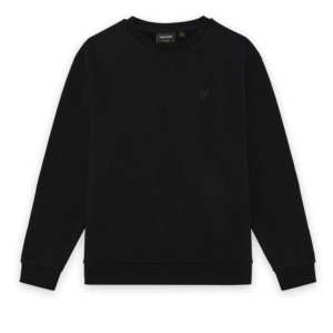 Lyle & Scott Heavyweight Drop Shoulder Crew Kids Zwart