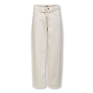 Only Kids Koggianna Mw Straight Jeans Kids Creme