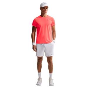 Nike Court Advantage Short Sleeve Top Heren Roze