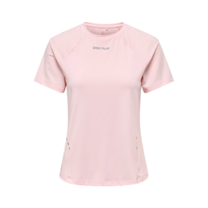 Only Play Onpaster Life Ss Regular Tee Dames Roze