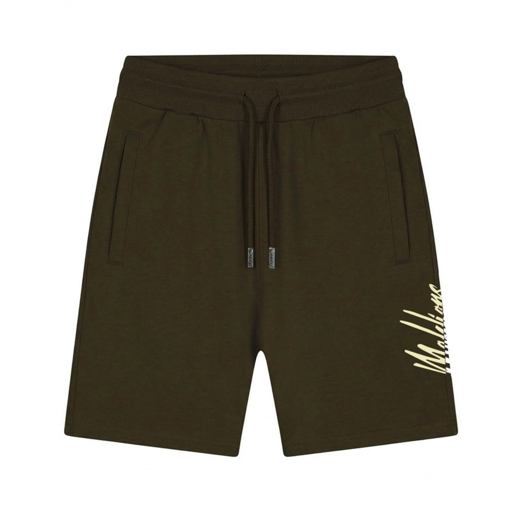 Malelions Split Shorts Groen