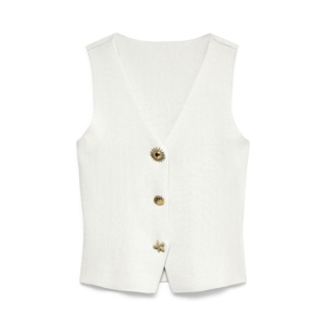Vero Moda Vmkylie Knit Vest Dames Wit