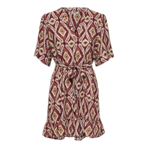 Only Antonia Mikasi Short Dress Dames Rood