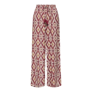 Only Gini Mikasi Wide Pull Up Pant Dames Rood