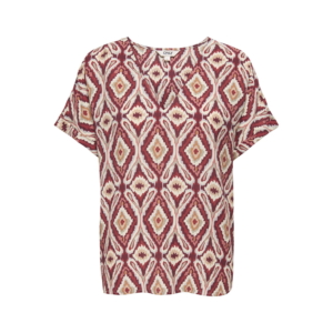 Only Belly Mikasi V-neck Top Dames Rood