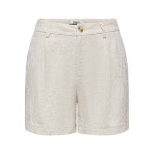 Only Siesta High Waist Linen Blend Shorts Dames Grijs