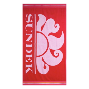 Sundek Classic Towel With Logo Roze