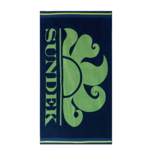 Sundek Classic Towel With Logo Blauw