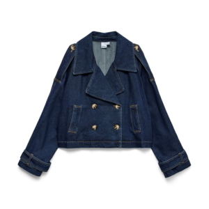 Vero Moda Vmlelou Short Trenchcoat Blauw