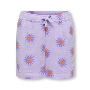 Only Kids Thyra Life Aop Shorts Cs Kids Paars