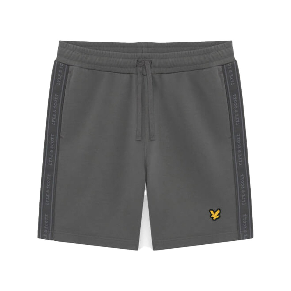 Lyle & Scott Jacquard Tape Shorts Grijs
