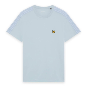 Lyle & Scott Jacquard Tape T-shirt Blauw