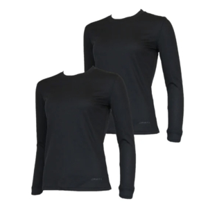 Campri Thermal Longsleeve Top 2 Pack Dames Zwart