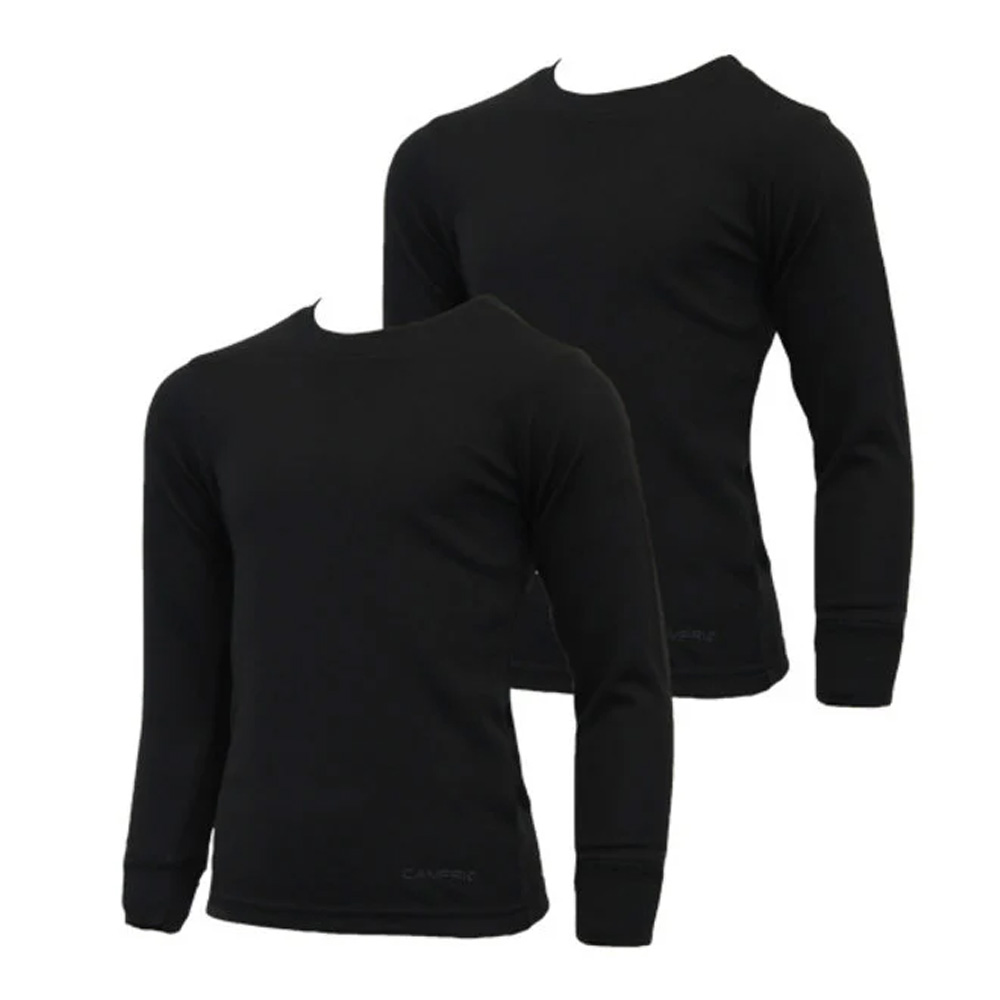 Campri Thermal Top 2 Pack Kids Zwart