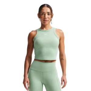 Nike One Fitted Top Dames Groen