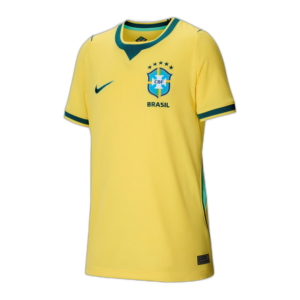 Nike Brazilië 2026 Stadium Thuisshirt Kids Geel