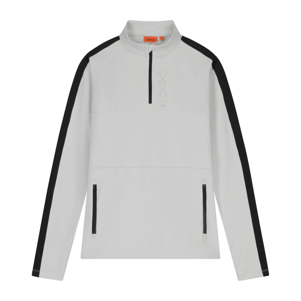 Be:at Thijmen Half Zip Longsleeve 2 Grijs