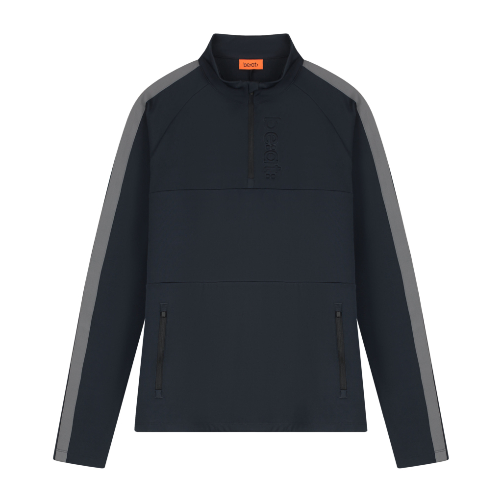 Be:at Thijmen Half Zip Longsleeve 2 Blauw