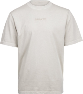 Brunotti Esseries T-Shirt Feather 100% Katoen Relaxed Fit XL Grijs
