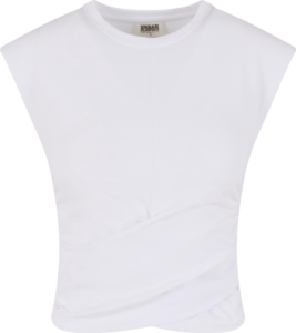 Urban Classics Wrapped Mouwloze top S Wit