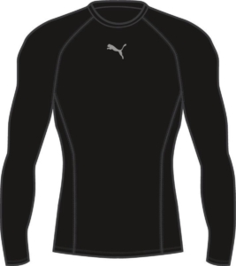 Puma LIGA Baselayer Tee LS Jr Unisex Puma Zwart