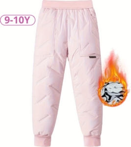 Bovista Skibroek Skipak Snowboard Broek Winterbroek Sneeuwbroek Kinderen Meisjes Wintersport – 9 tot 10 Jaar Roze