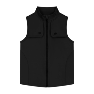 Be:at Cora Zip Tanktop Zwart