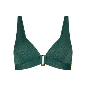 Ten Cate Beach Bikini Top Triangle Buckle Dames Groen