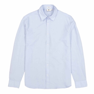 Garcia Mens Shirt Long Sleeve Blauw