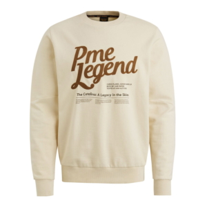 Pme Legend Crewneck Peached Terry Wit