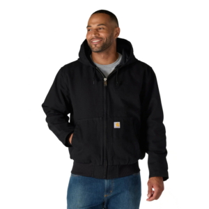 Carhartt Washed Duck Active Jacket Zwart