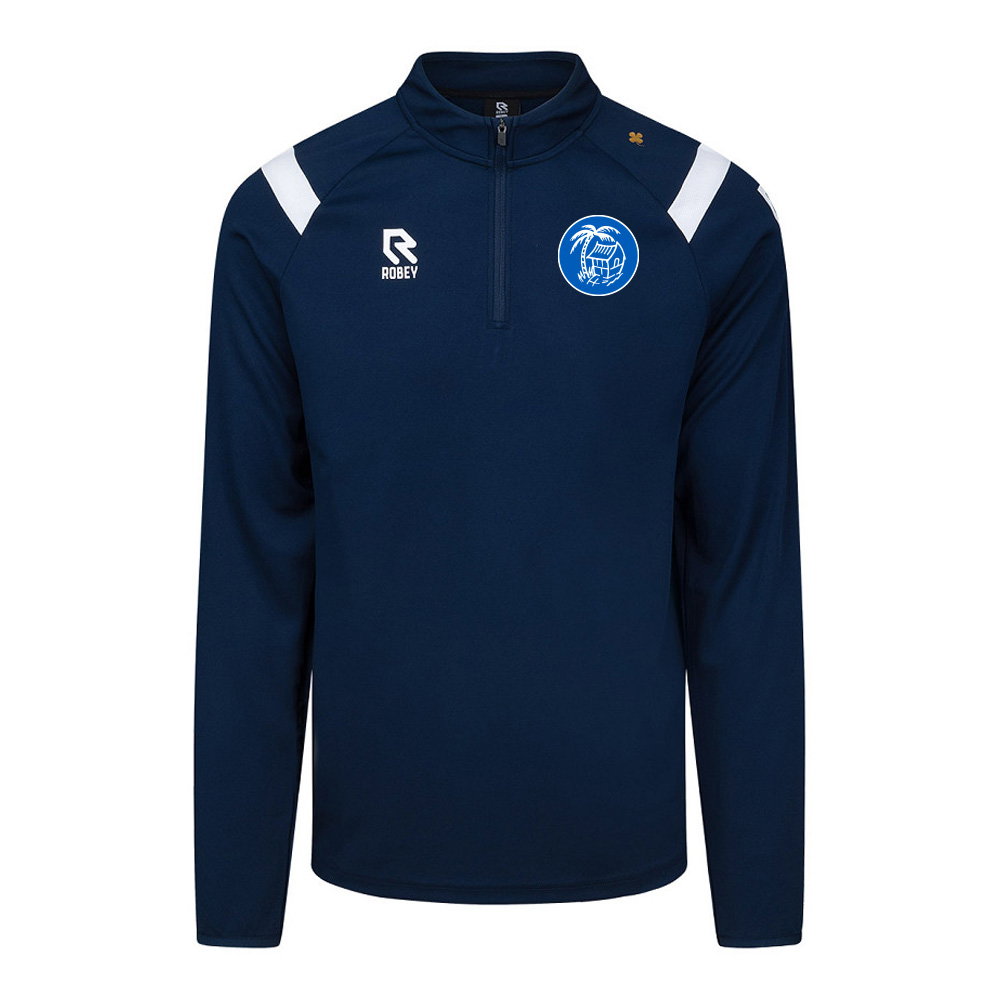 Robey Sc Kampong Half Zip Blauw